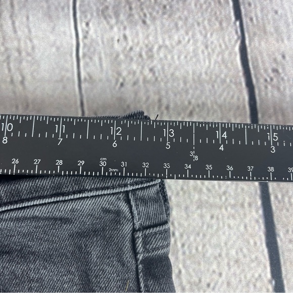 Agolde Jeans Womens 26 (26x27) Black Fly Button High Rise Skinny Leg Denim - Picture 8 of 11